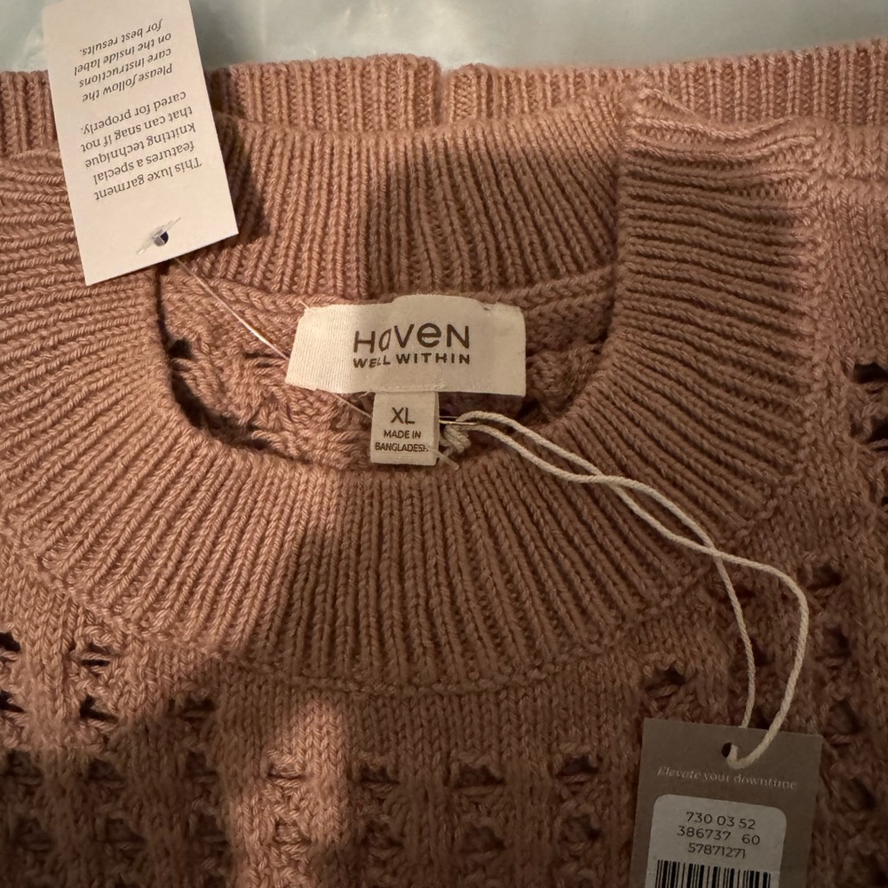 Haven Well Within Women's Sweater - Beige/Tan